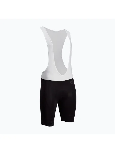 Pantaloni scurți cu bretele pentru bărbați SILVINI Fortore negru