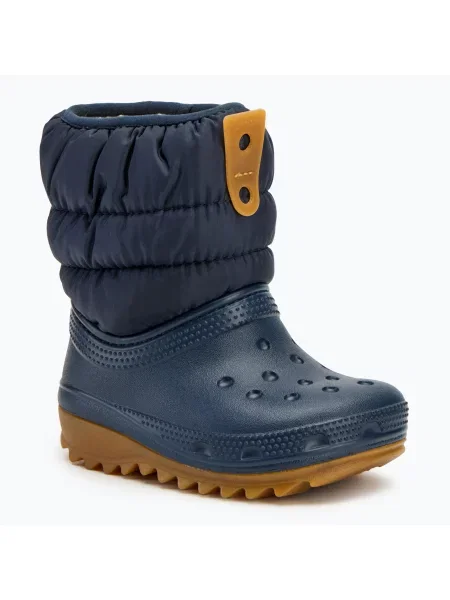 Детские ботинки Crocs темно-синие