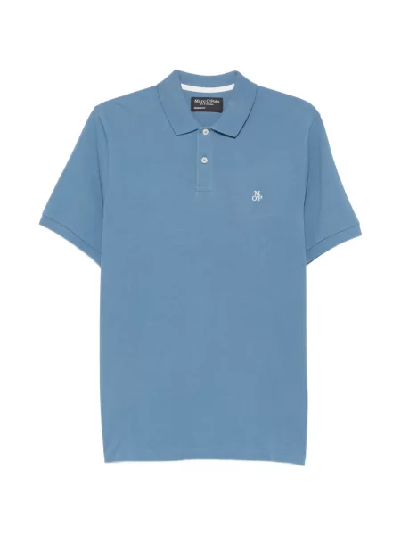 Tricou polo Marc O'polo cu broderie albastru