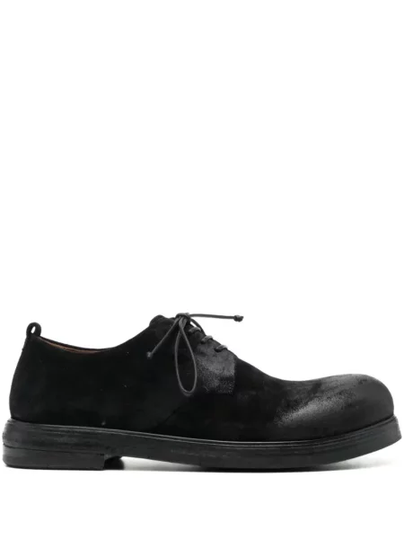 Pantofi derby Marsell din piele de căprioară negru