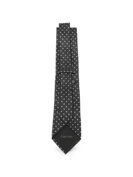 Cravată Tom Ford cu buline gri