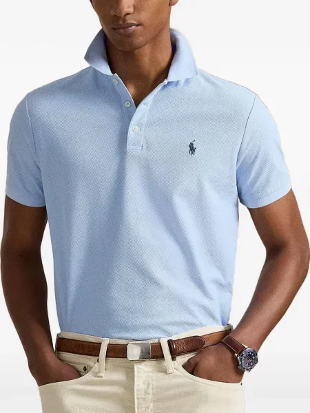 Bőr húzózsinór pólóing Polo Ralph Lauren barna