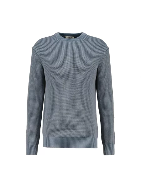 Sweter Replay z przetarciami niebieski