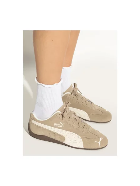 Puma sneakersy zamszowe Speedcat Elevated Wns brązowy beżowe