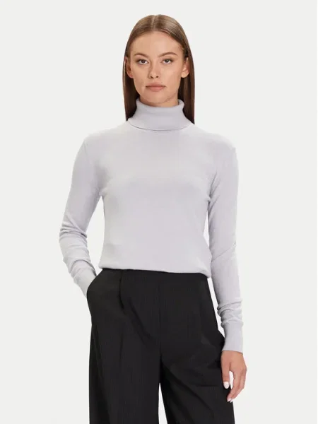 Calvin Klein Bluză cu gât violet