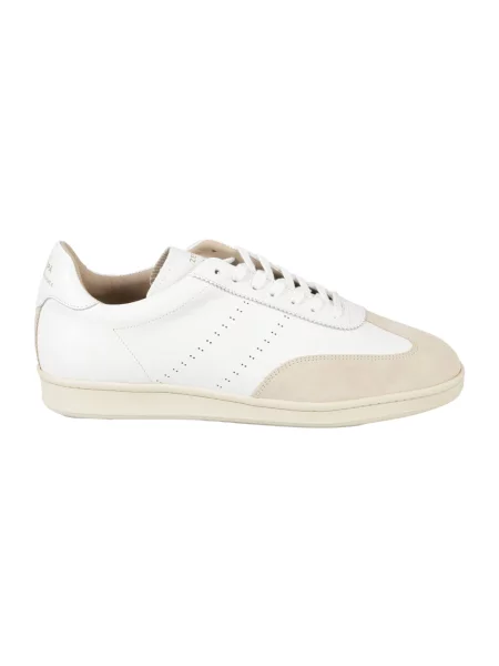Sneakersy Zespa skórzane białe