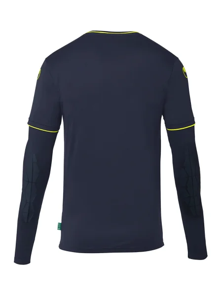 UHLSPORT Funkčné tričko tmavomodrá žltá