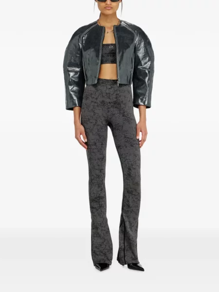 Leggings Diesel cu imagine gri