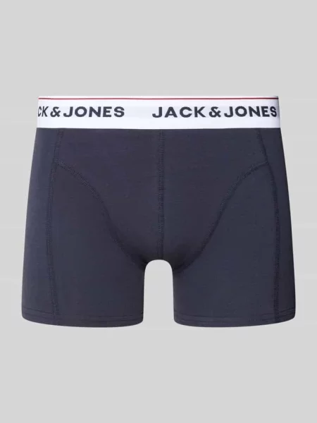 Obcisłe bokserki i skarpety w zestawie 2 szt. z pudełkiem prezentowym Jack & Jones granatowe