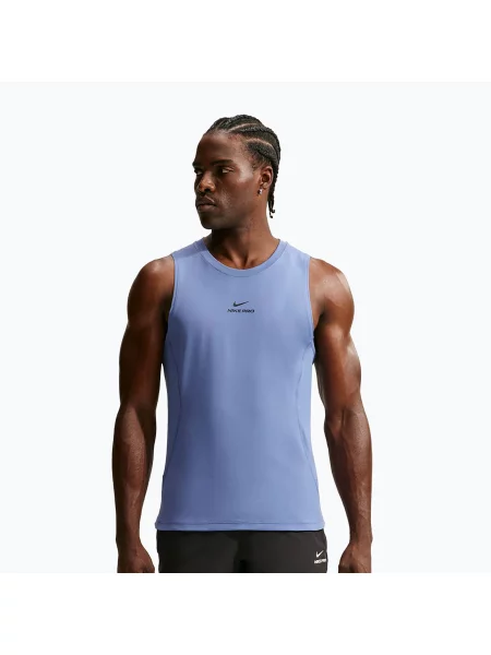Tricou de antrenament bărbați Nike Pro indigo storm/black negru