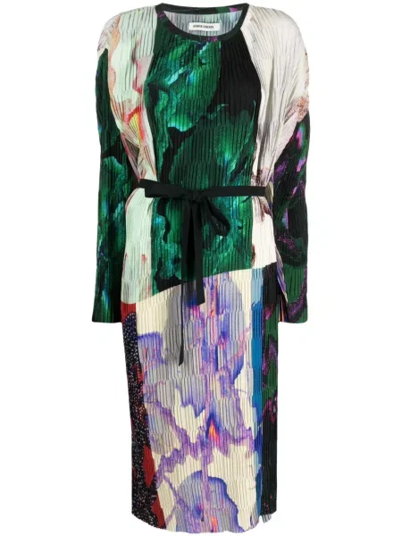 Rochie midi Henrik Vibskov până la genunchi de costum verde