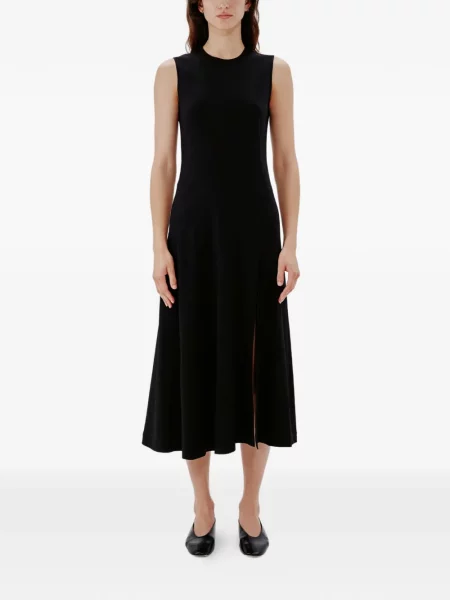 Rochie Another Tomorrow fără mâneci negru