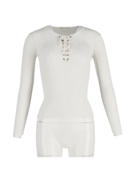 Tricou Maje din dantelă alb