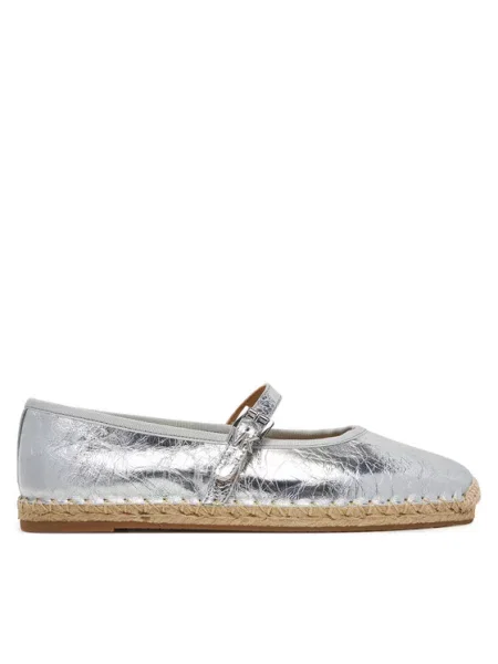 MICHAEL Michael Kors Espadrilky Lynn stříbrná