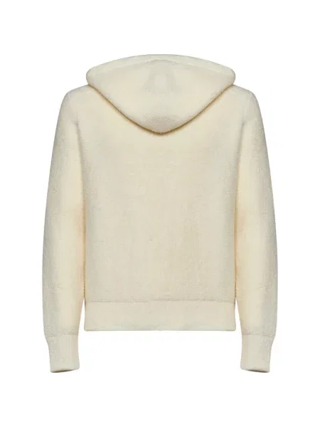 Hanorac cu glugă D4.0 din fleece cu cordon alb