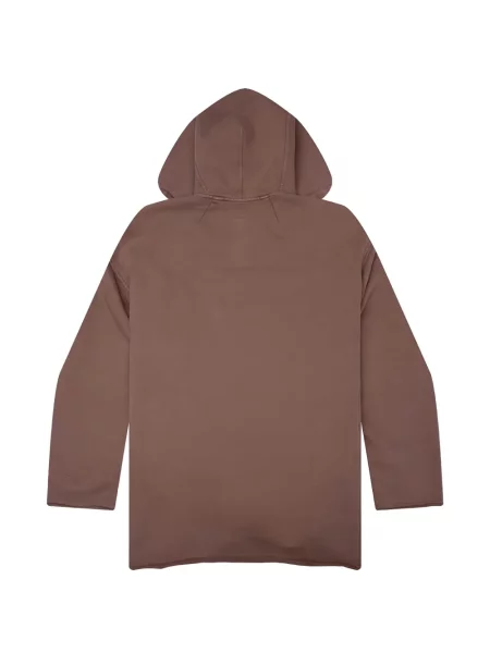Hanorac cu glugă Rick Owens Drkshdw cu cordon maro