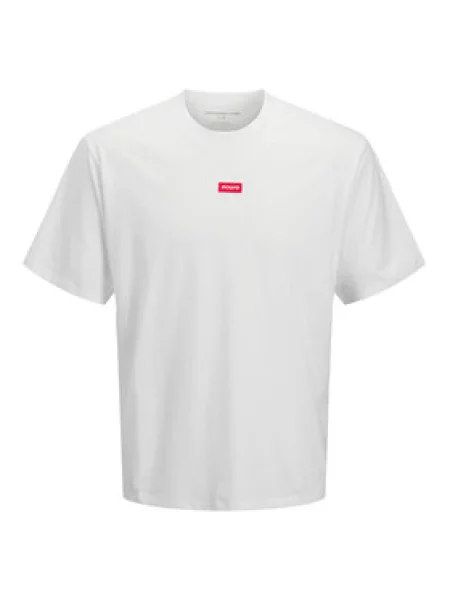 Jack & Jones Marškinėliai Club Badge balta