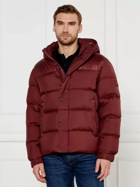 Tommy Hilfiger De puf geacă bordo