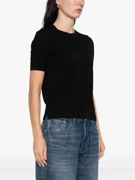 Top Fendi scurt negru