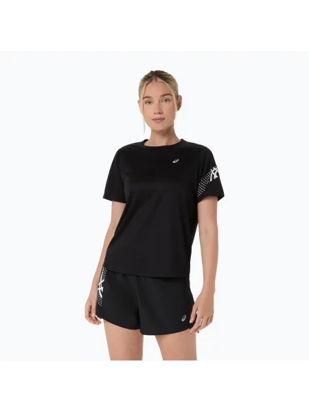 Koszulka do biegania ASICS Icon performance black czarna