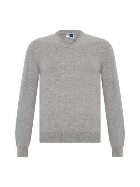 Sweter Fedeli z kaszmiru szary
