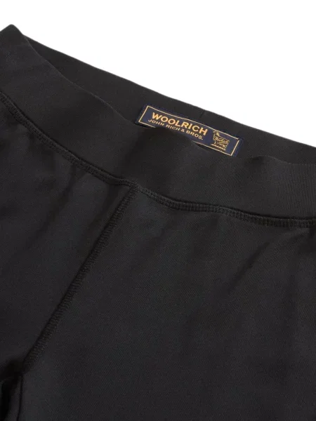 Leggings Woolrich cu imagine plasă negru