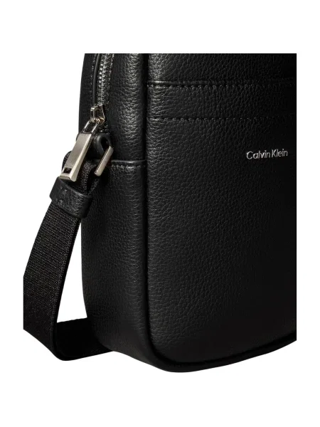 Calvin Klein Ľadvinka Raised Slim Reporter čierna