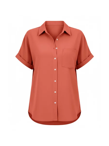 Imily Bela Bluză somon portocaliu