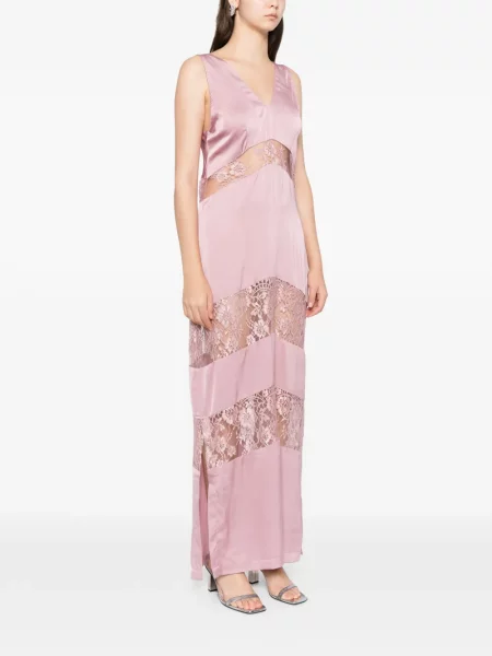 Rochie Blaklace din dantelă de costum roz