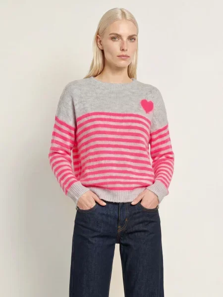 Miss Goodlife Sweter Z Alpaki grau