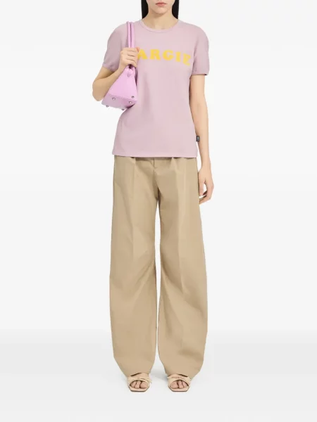 Tricou Mm6 Maison Margiela scurt roz