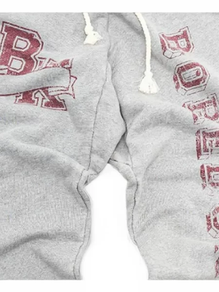 Pantaloni Boredom Kills cu imagine alergare gri