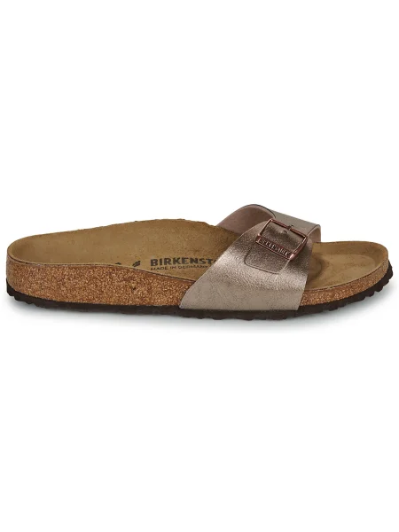 Pantofi Birkenstock din piele auriu