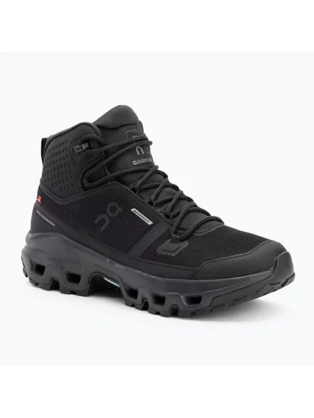 Încălțăminte pentru bărbați On Cloudrock Mid Waterproof black/black negru