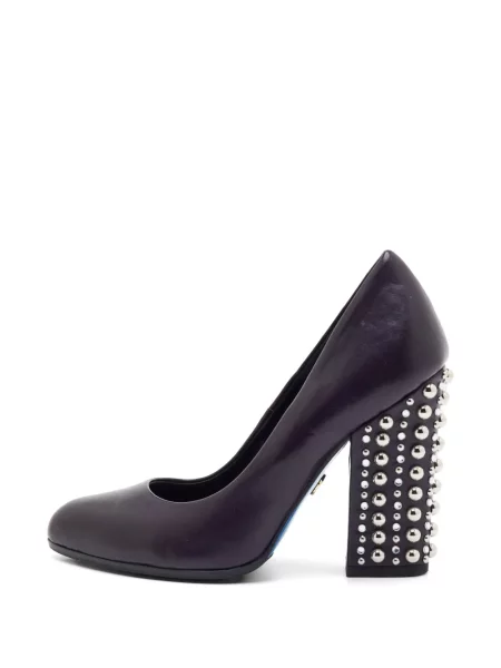 Pantofi cu toc Loriblu cu tepi violet