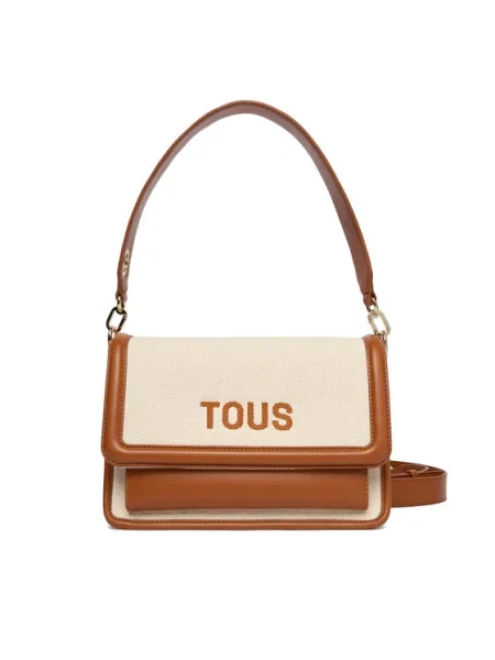 Geantă TOUS BANDOLERA M. AUDREE CANVAS maro