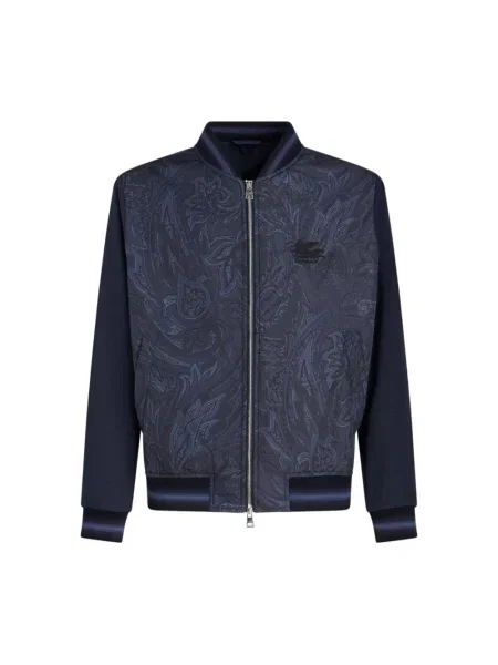 Kurtka bomber Etro niebieski