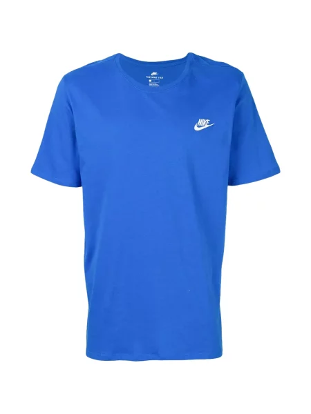Tricou Nike cu broderie albastru