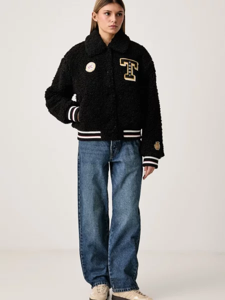 Tommy Jeans prechodná bunda dámska čierna