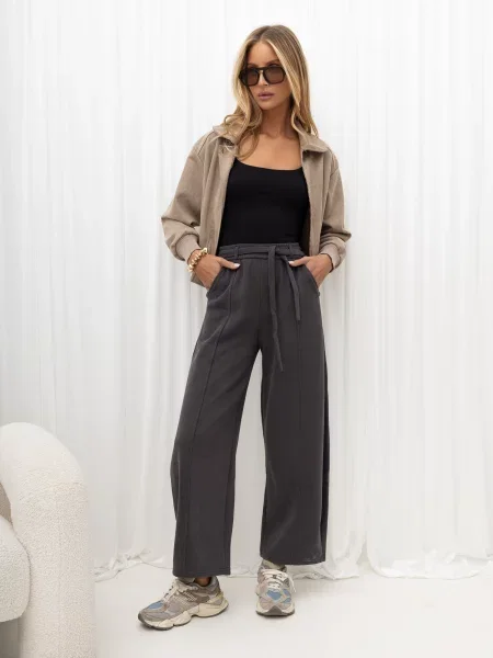 Hlače Italy Moda crna