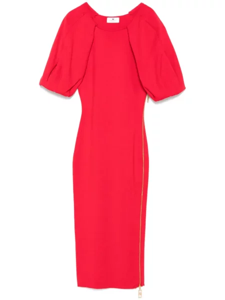 Midi suknelė Elisabetta Franchi raudona