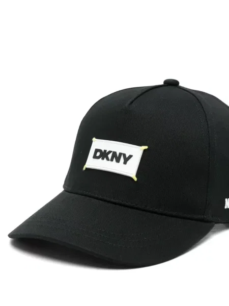 Czapka z daszkiem dziecięca Dkny czarna