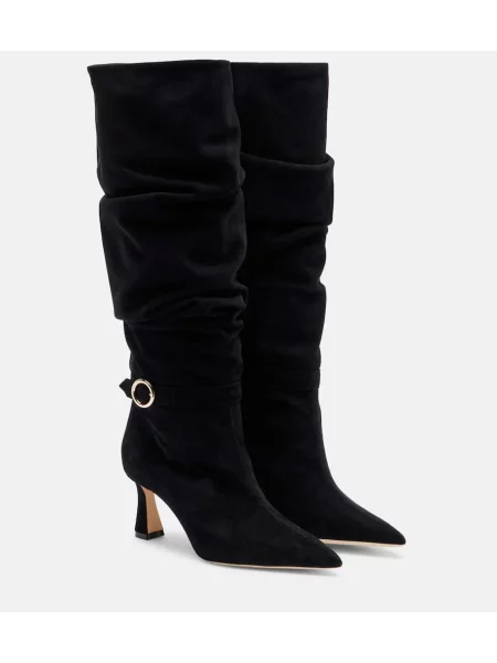 Cizme Malone Souliers din piele de căprioară negru