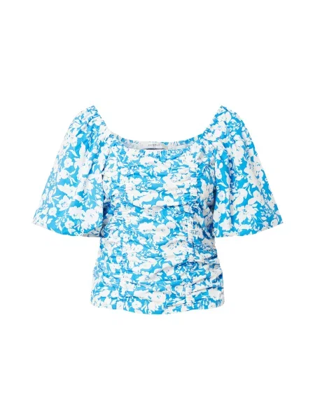 Gestuz Bluză Mynte albastru alb