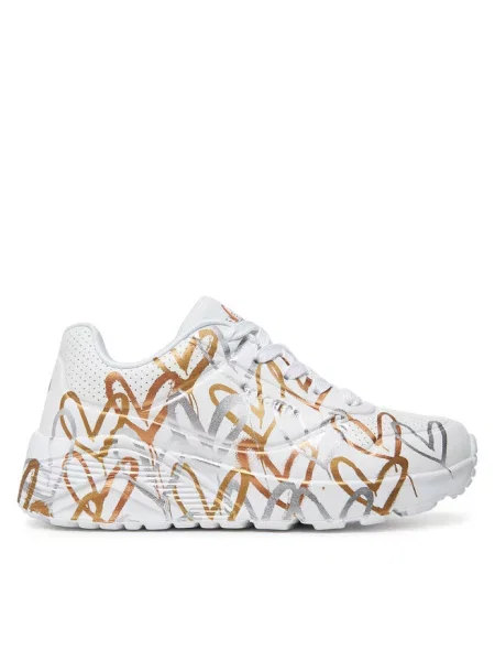 Sneakersy Skechers białe