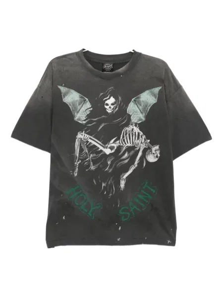 Tricou Saint Mxxxxxx cu imagine gri