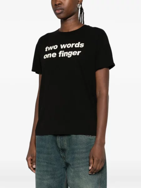 Tricou R13 cu imagine negru