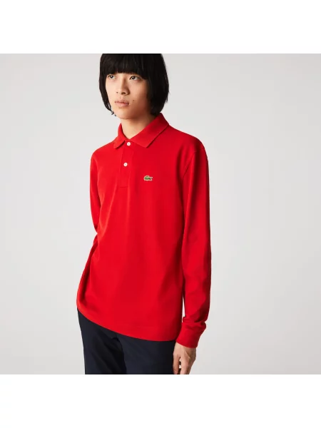 Lacoste поло чоловіче стандартний крій червоне