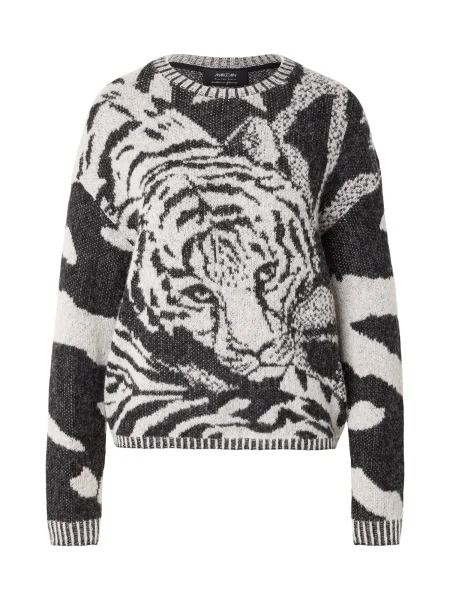Marc Cain Pulover gri negru