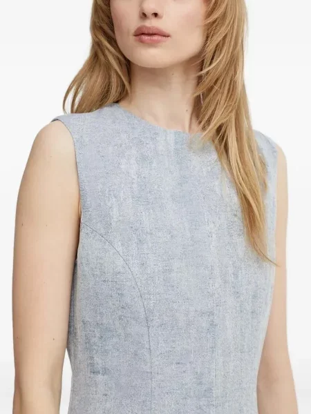 Odgovarati mini haljina Tiger Of Sweden bez rukava s uzorkom tigra plava